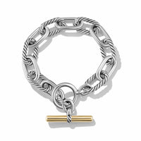 DY Madison® Toggle Chain Bracelet with 18K Yellow Gold
