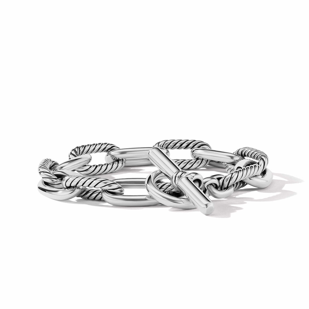 DY Madison® Toggle Chain Bracelet with 18K Yellow Gold