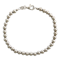 Sterling Silver Beaded Bracelet, Sterling silver, Long's Jewelers