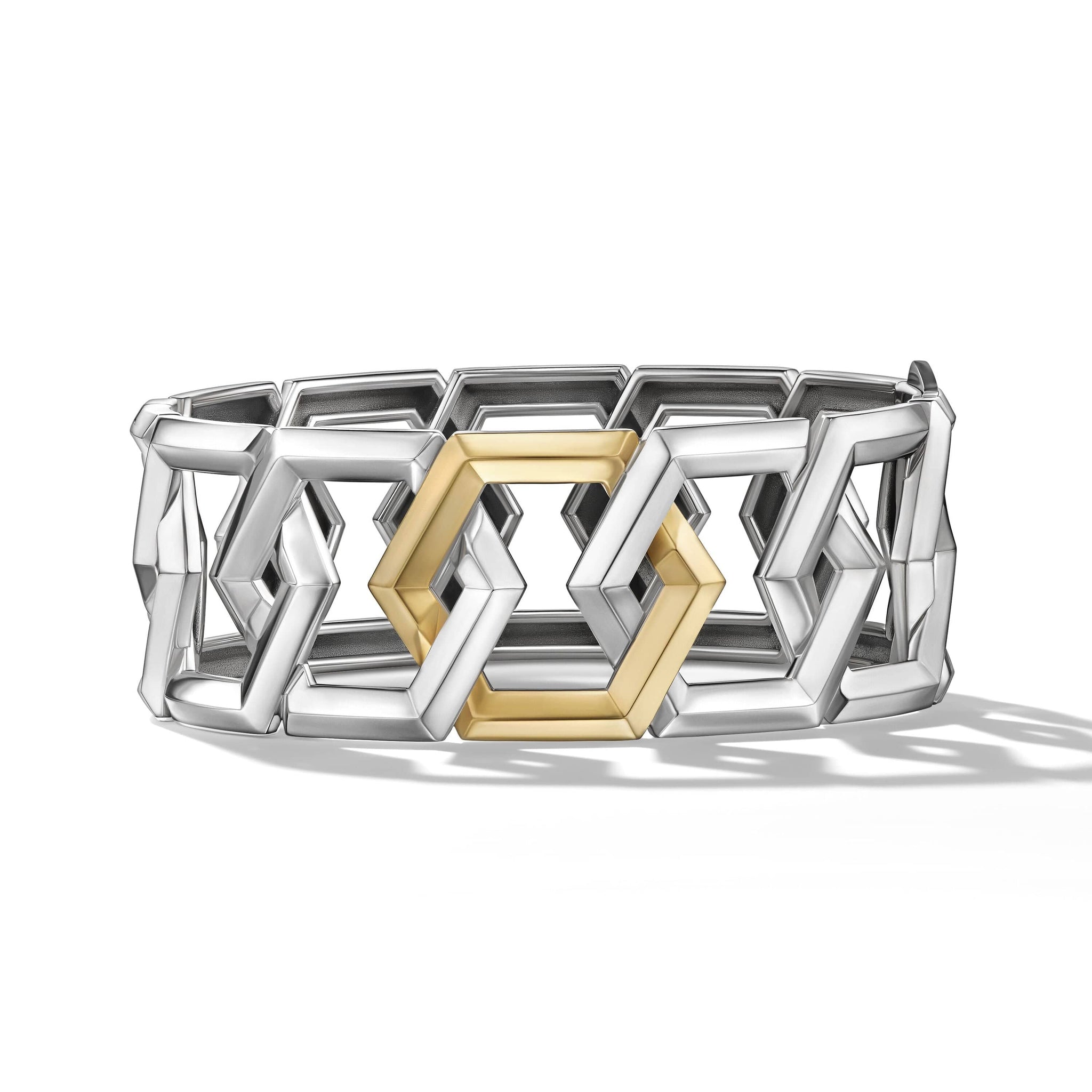 Carlyle Bracelet in Sterling Silver with 18K Yellow Gold