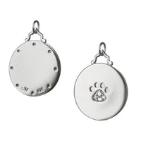 Sterling Silver Paw Print Charm