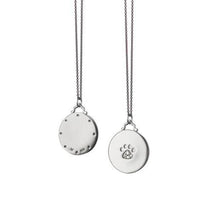 Sterling Silver Paw Print Charm