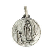 Sterling Silver Miracle Lourdes Charm