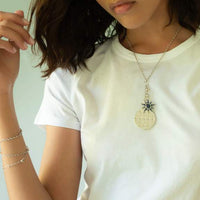 Sterling Silver Star Cut-Outs Charm