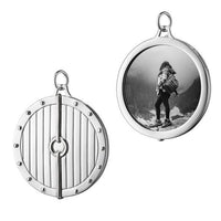 Sterling Silver Round Buckle Charm