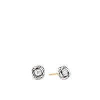 Infinity Earrings with Diamonds