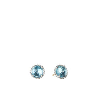 Earrings with Blue Topaz