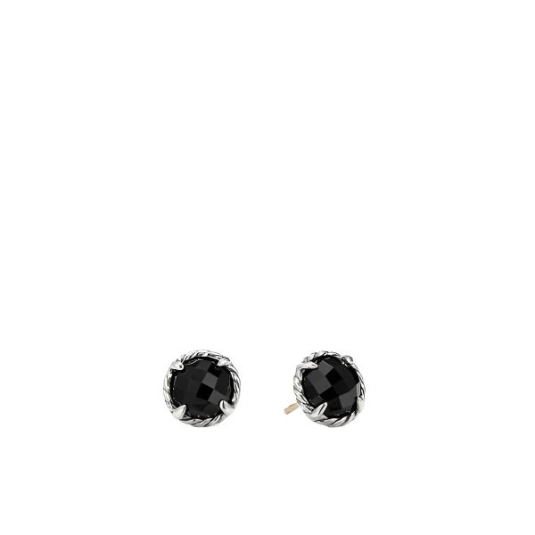 Earrings with Black Onyx
