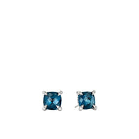 Earrings with Hampton Blue Topaz and Diamonds
