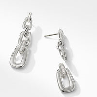 Wellesley Linked Chain Drop Earrings with Diamonds