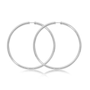 Sterling Silver Endless Hoop Earrings