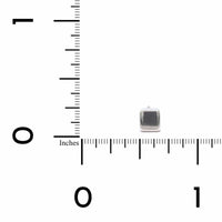 Sterling Silver Cube Stud Earrings