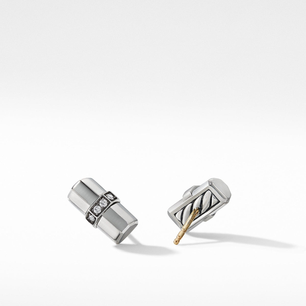 Lexington Stud Earrings with Diamonds