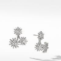 Starburst Cluster Earrings with Pavé Diamonds