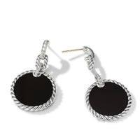 DY Elements® Convertible Drop Earrings with Black Onyx and Pavé Diamonds