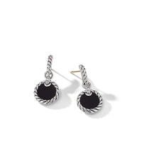 DY Elements Drop Earrings with Black Onyx and Pavé Diamonds
