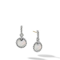 DY Elements Drop Earrings with Mother of Pearl and Pavé Diamonds