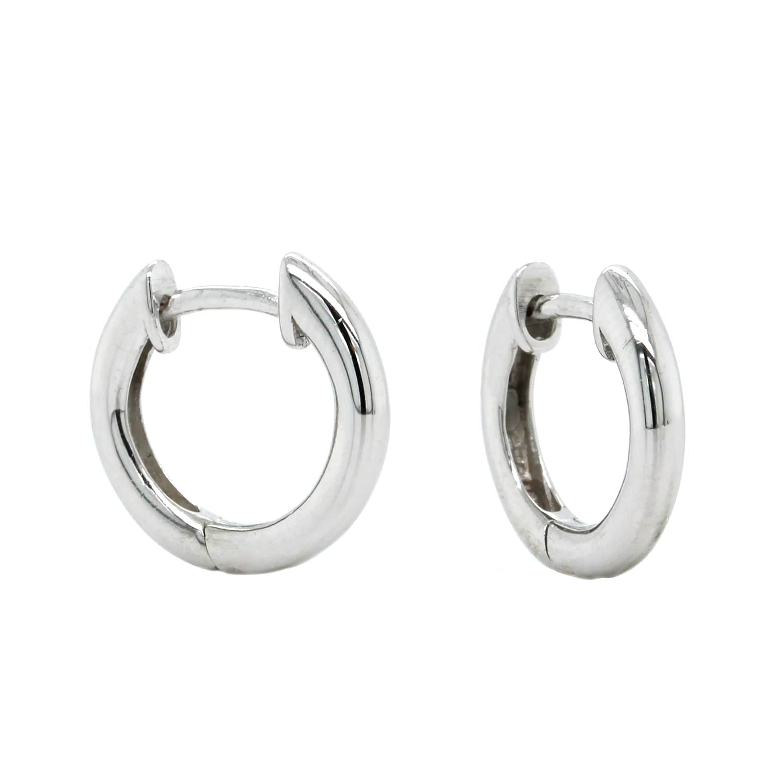 Sterling Silver Huggie Hoop Earrings