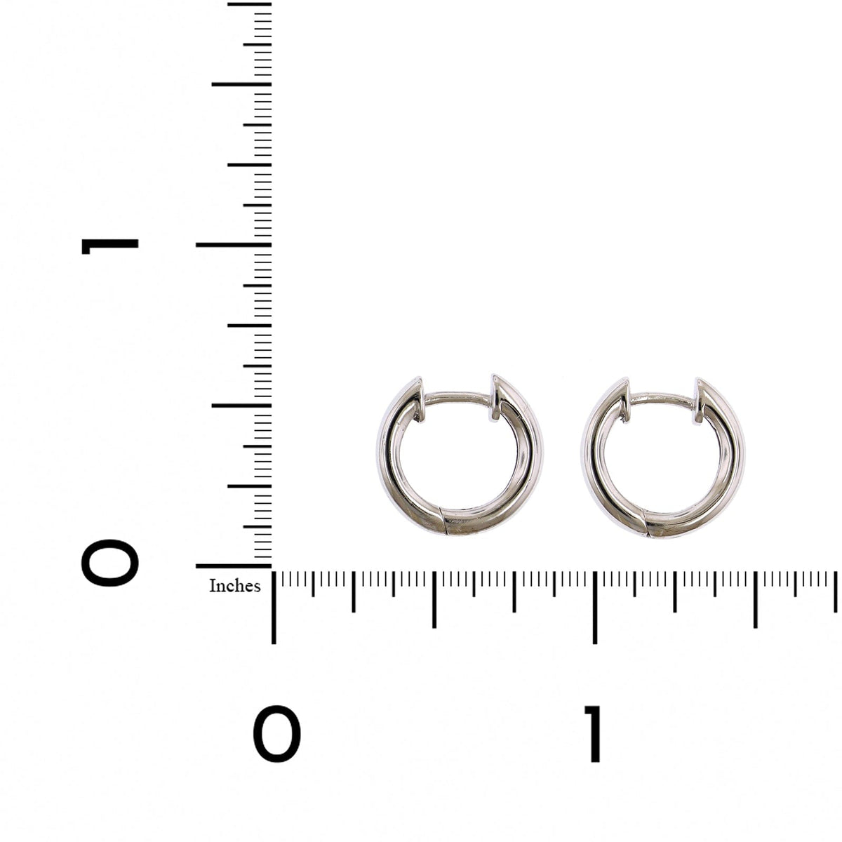 Sterling Silver Small Huggie Hoop Earrings - Round Sleeper Studs, Nickel-Free, Handmade In UK