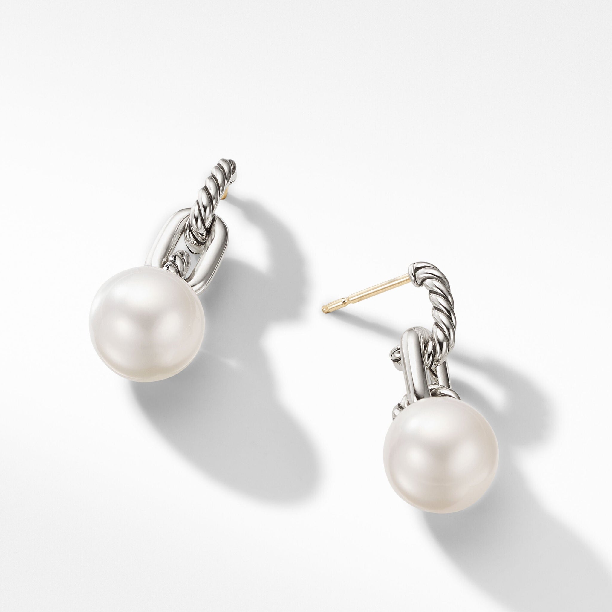 DY Madison® Pearl Chain Drop Earrings