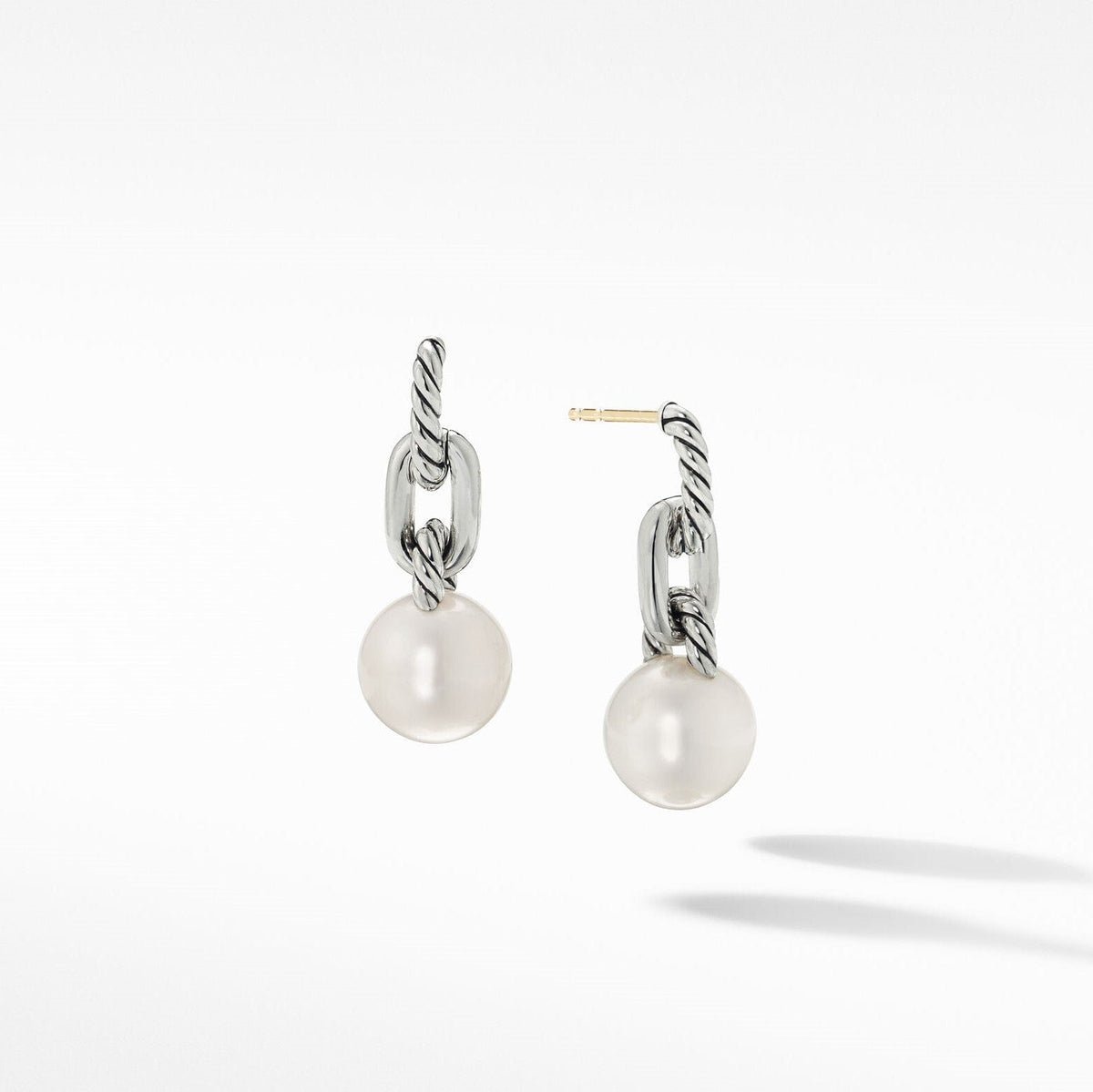 DY Madison® Pearl Chain Drop Earrings, Long's Jewelers