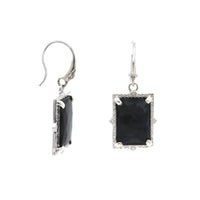 Sterling Silver Quartz Drop Earrings