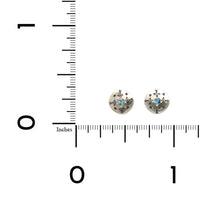 Adel Chefridi Sterling Silver Aquamarine Stud Earrings