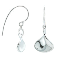 Sterling Silver Scoop Drop Earrings, Sterling silver, Long's Jewelers