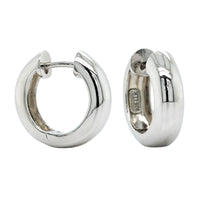 Sterling Silver Hinged Huggie Earrings, Sterling silver, Long's Jewelers