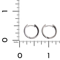 Sterling Silver Hinged Square Huggie Earrings, Sterling silver, Long's Jewelers