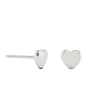 Sterling Silver Heart Studs