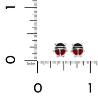 Sterling Silver Ladybug Studs