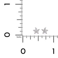 Sterling Silver 5.5mm Starfish Stud Earrings