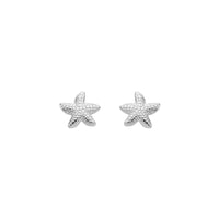 Sterling Silver 5.5mm Starfish Stud Earrings