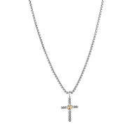 Cross Necklace with 14K Gold