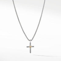 Cross Necklace with 14K Gold