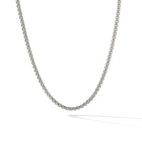 Box Chain Necklace with Gold, Long's Jewelers