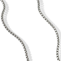 Box Chain Necklace with Gold, Long's Jewelers