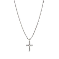 Cross Necklace with Diamond