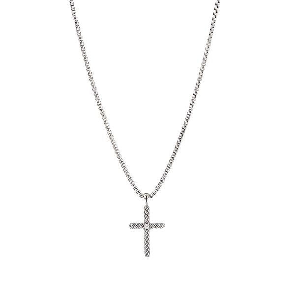 Cross Necklace with Diamond