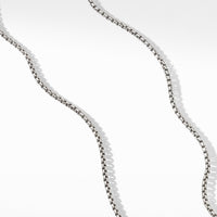 Small Box Chain Necklace with Gold, Long's Jewelers