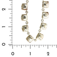 Sterling Silver Sahara Pillow Hammered Necklace