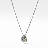 Necklace with Prasiolite and Diamonds