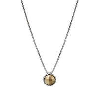Necklace with Gold Dome and 18K Gold