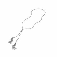 Renaissance Tassel Necklace with Diamonds