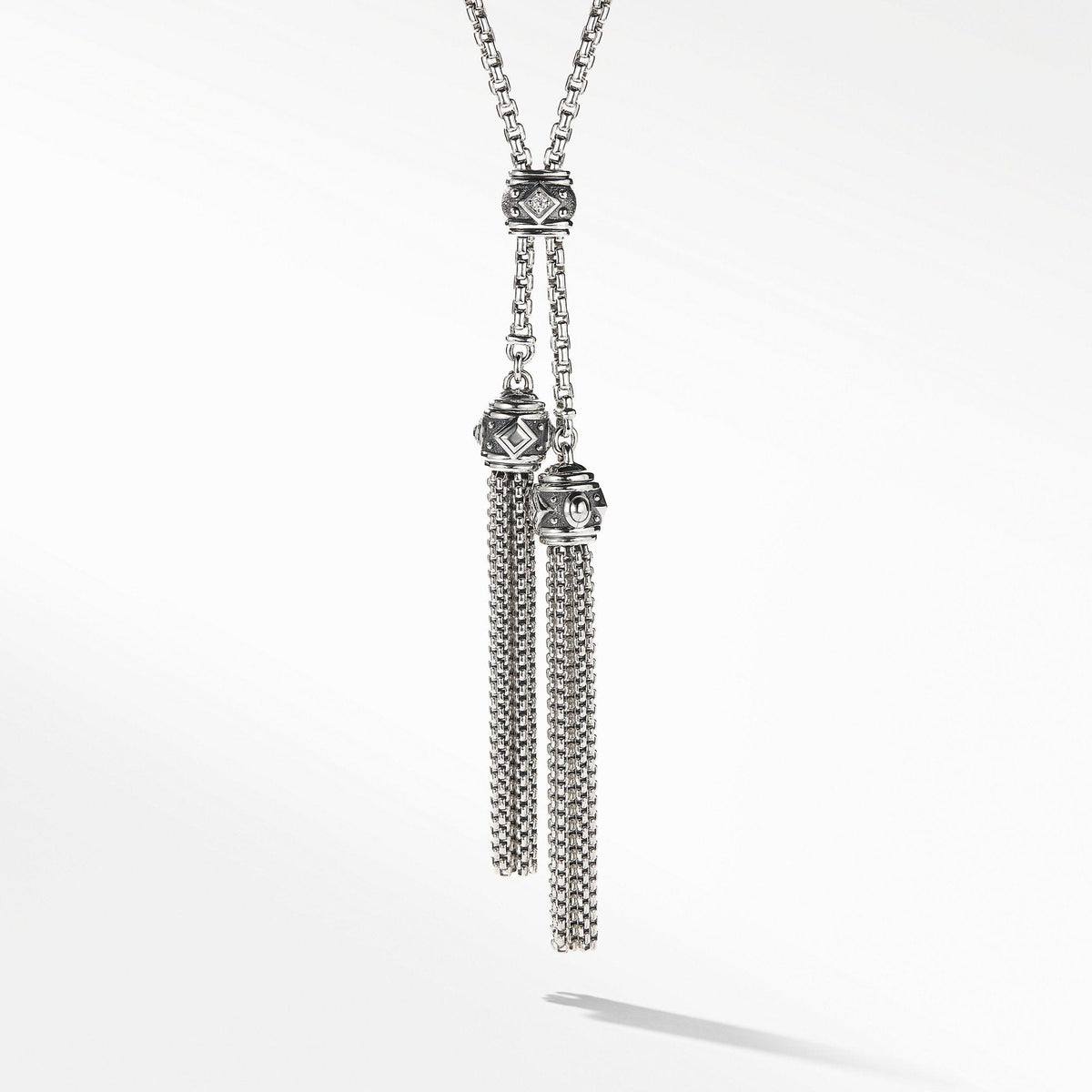 Renaissance Tassel Necklace with Diamonds