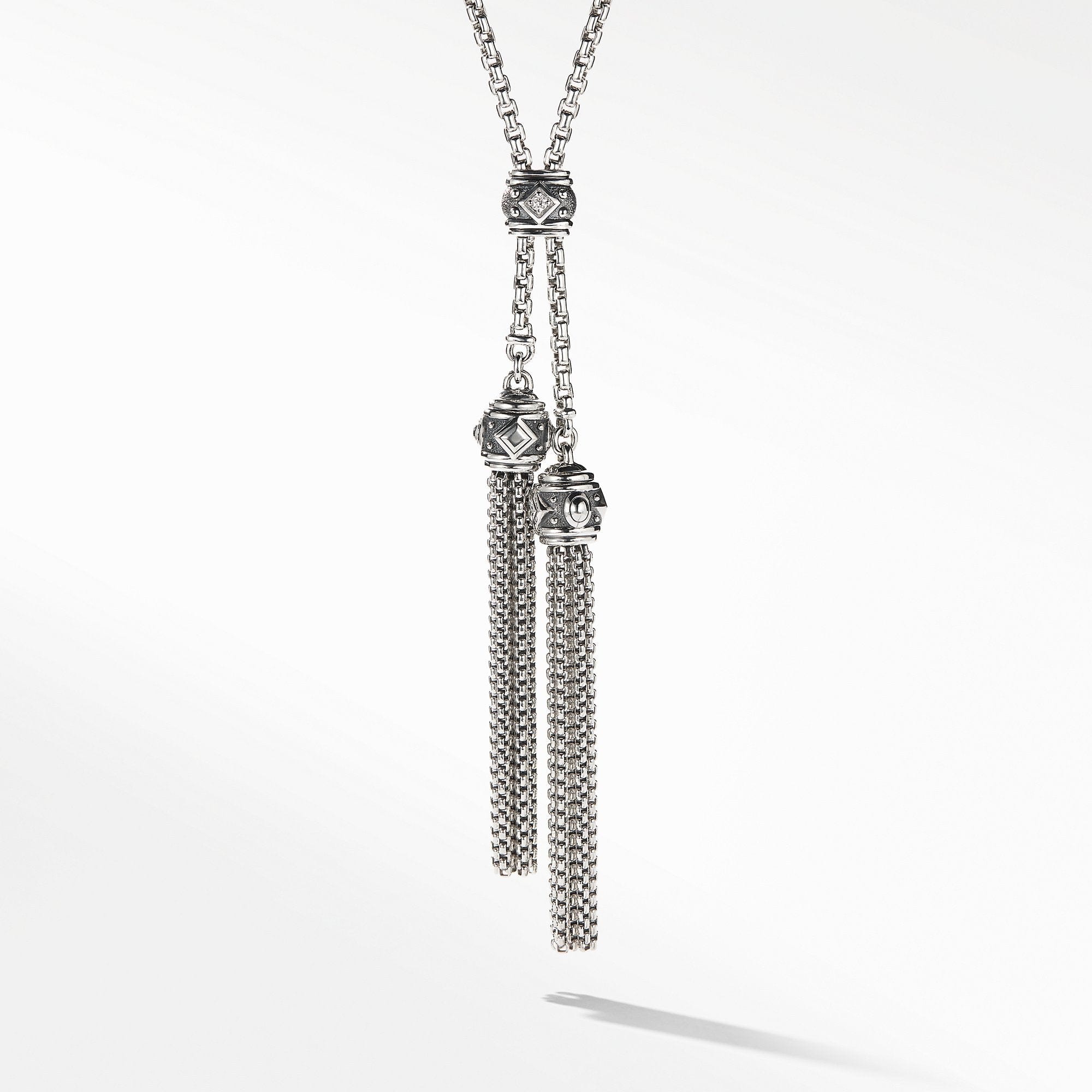 Renaissance Tassel Necklace with Diamonds