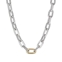 DY Madison Large Necklace with 18K Gold, 13.5mm