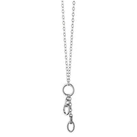 Sterling Silver 3 Charm Enhancer Chain