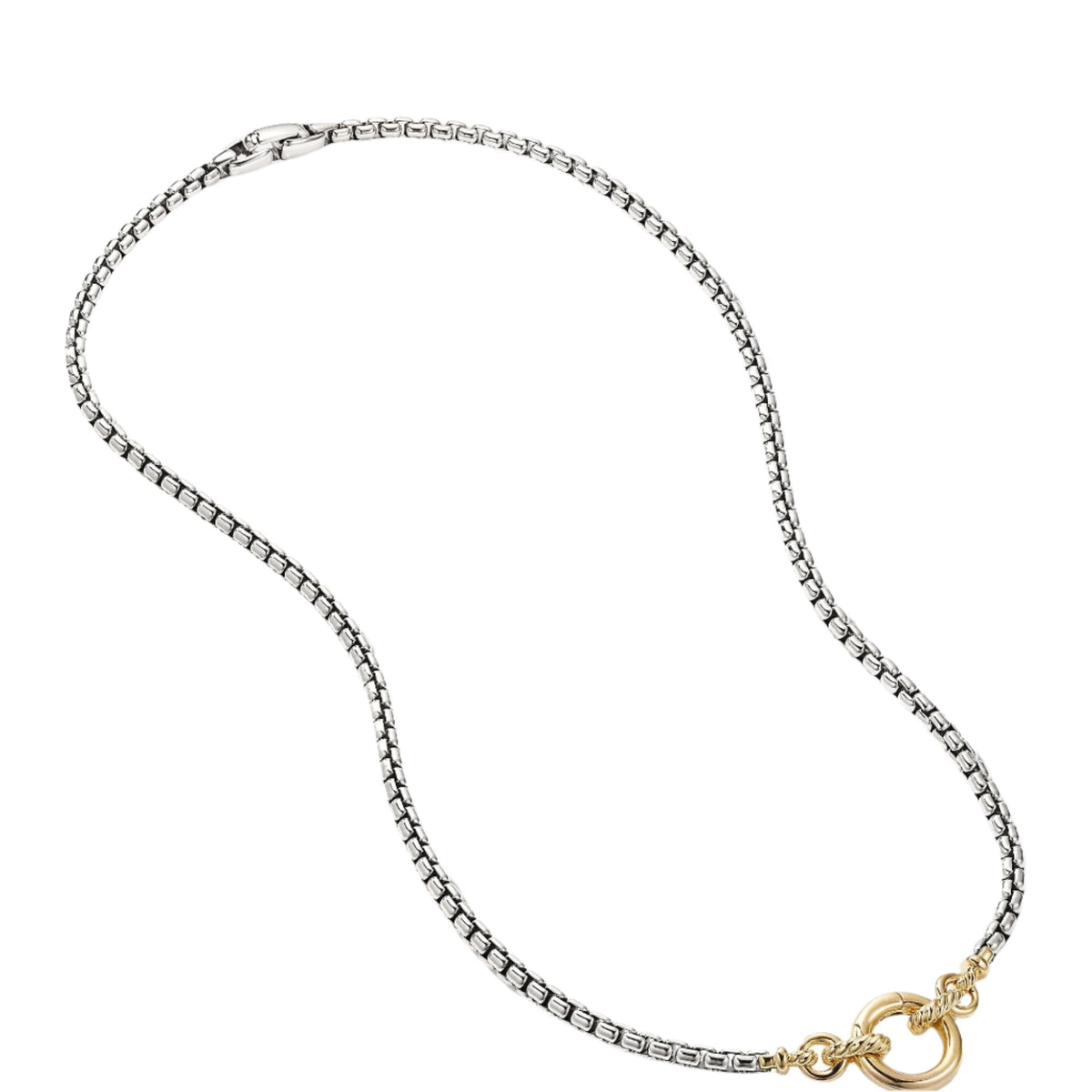 David Yurman Medium Box Chain Necklace 3.6mm